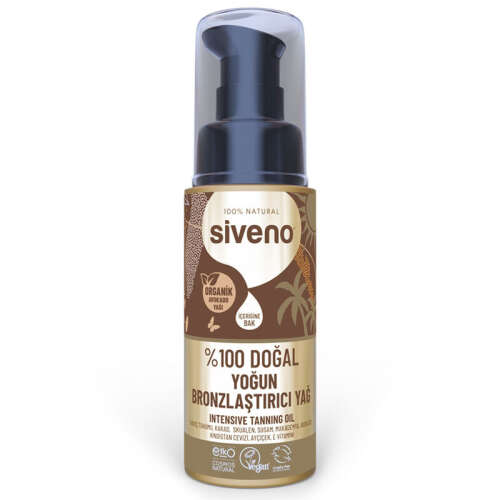 Siveno %100 Doğal Yoğun Bronzlaştırıcı Yağ 50 ml - Siveno