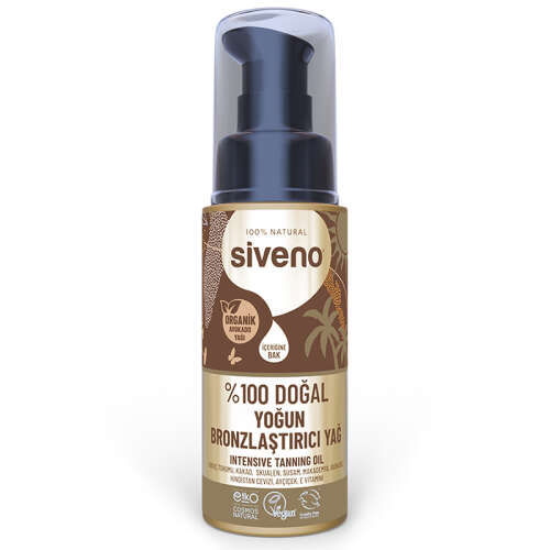 Siveno %100 Doğal Yoğun Bronzlaştırıcı Yağ 50 ml - Siveno