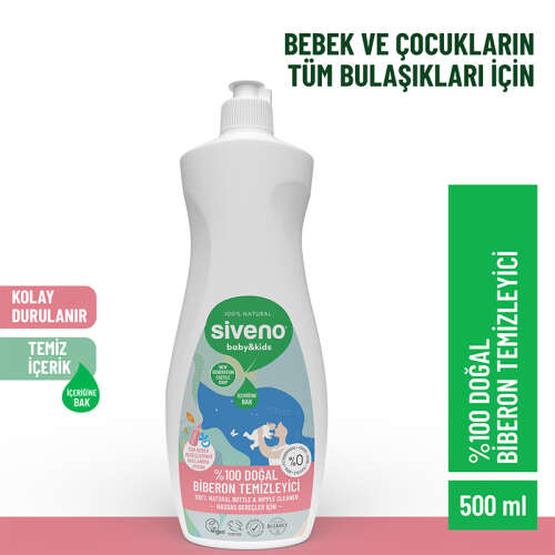 Siveno Baby Doğal Emzik ve Biberon Temizleyici 500 ml - 2