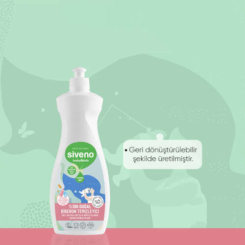 Siveno Baby Doğal Emzik ve Biberon Temizleyici 500 ml - 4
