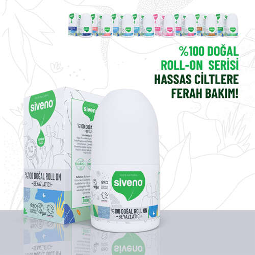 Siveno Beyazlatıcı Etkili Doğal Roll On 50 ml - 5