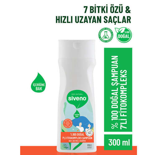 Siveno Doğal 7li Fitokompleks Şampuan 300 ml - Siveno