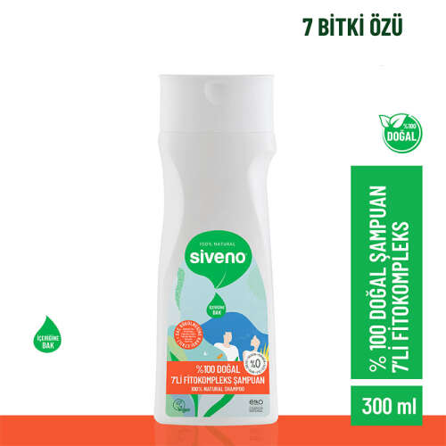 Siveno Doğal 7li Fitokompleks Şampuan 300 ml - 2