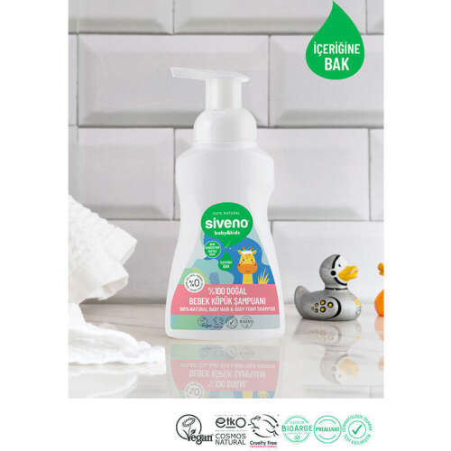 Siveno Doğal Bebek Köpük Şampuanı 250 ml - 5