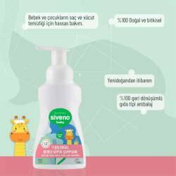 Siveno Doğal Bebek Köpük Şampuanı 250 ml - 5