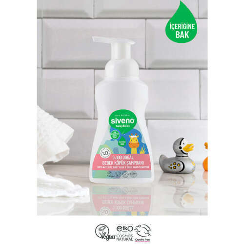 Siveno Doğal Bebek Köpük Şampuanı 250 ml - 6