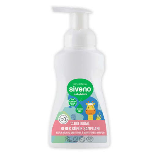 Siveno Doğal Bebek Köpük Şampuanı 250 ml - 2