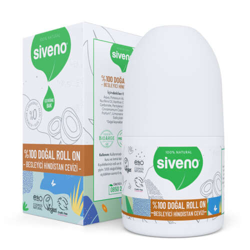 Siveno Doğal Besleyici Hindistan Cevizi Özlü Roll-On 50 ml - 1