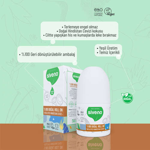 Siveno Doğal Besleyici Hindistan Cevizi Özlü Roll-On 50 ml - 5