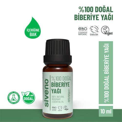 Siveno Doğal Biberiye Uçucu Yağı 10 ml - 2