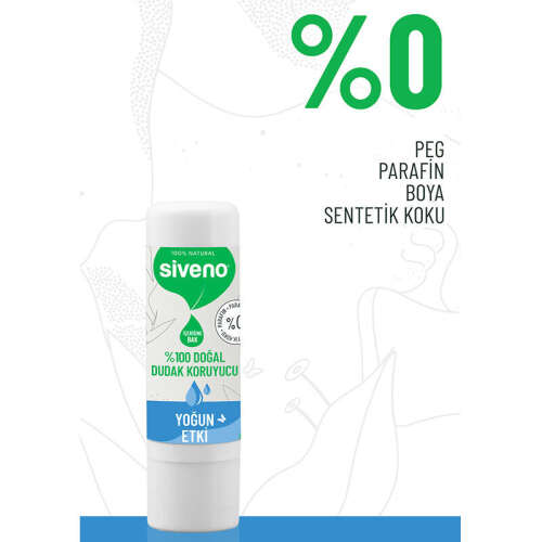 Siveno Doğal Dudak Koruyucu Yoğun Etki 6 gr - 4