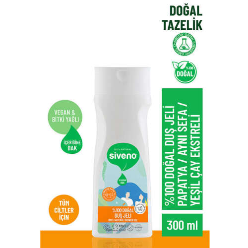 Siveno Doğal Duş Jeli 300 ml - 3