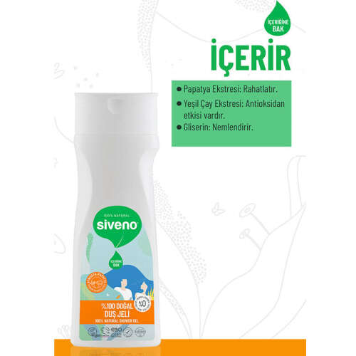 Siveno Doğal Duş Jeli 300 ml - 4