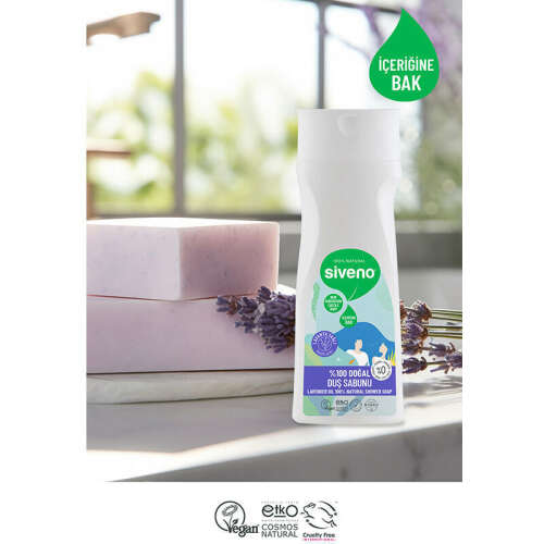 Siveno Doğal Duş Sabunu Lavanta Yağlı 300 ml - 5