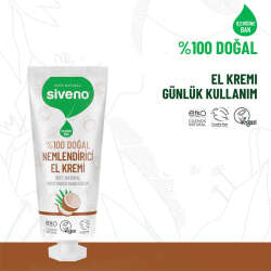Siveno Doğal El ve Vücut Kremi Hindistan Cevizi Avokado Yoğun Nemlendirici Vegan 30 ml - 2