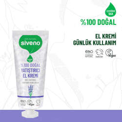 Siveno Doğal El ve Vücut Kremi Lavanta Yoğun Nemlendirici Vegan 30 ml - 3