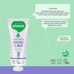 Siveno Doğal El ve Vücut Kremi Lavanta Yoğun Nemlendirici Vegan 30 ml - 4