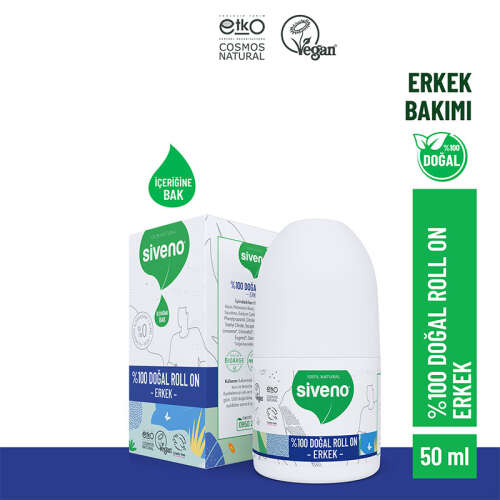 Siveno Doğal Erkekler için Roll-On 50 ml - Siveno