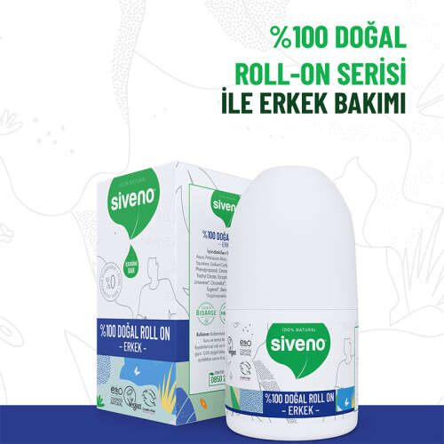 Siveno Doğal Erkekler için Roll-On 50 ml - 3