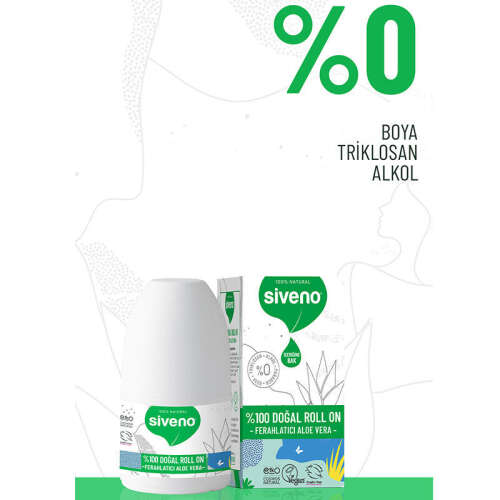 Siveno Doğal Ferahlatıcı Aloe Vera Özlü Roll-On 50 ml - 4