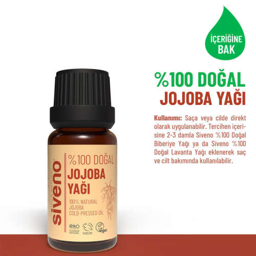 Siveno Doğal Jojoba Yağı 10ml - 3