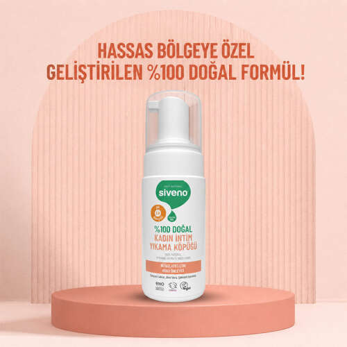 Siveno Doğal Kadın İntim Yıkama Köpüğü 100 ml - 3