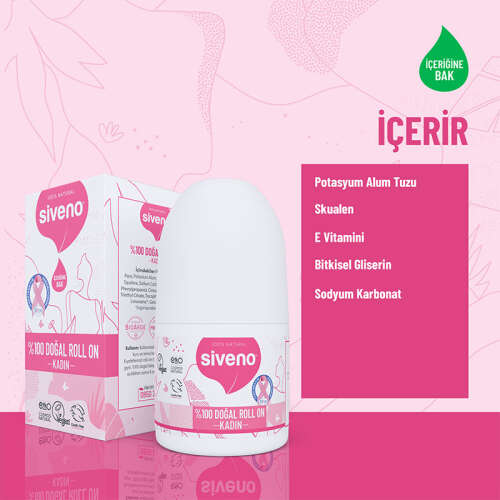 Siveno Doğal Kadınlar İçin Roll-On 50 ml - 2