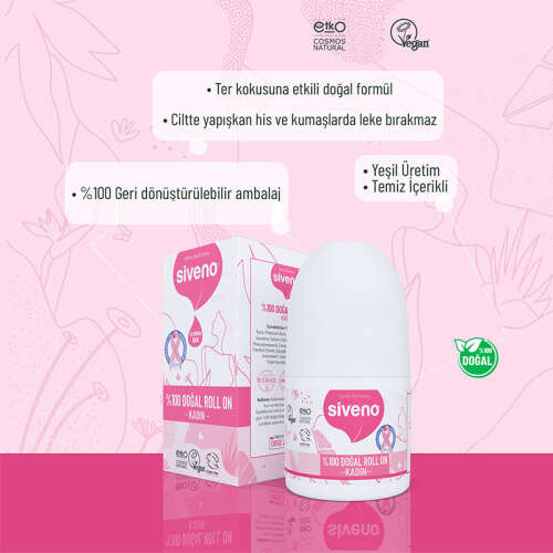 Siveno Doğal Kadınlar İçin Roll-On 50 ml - 4