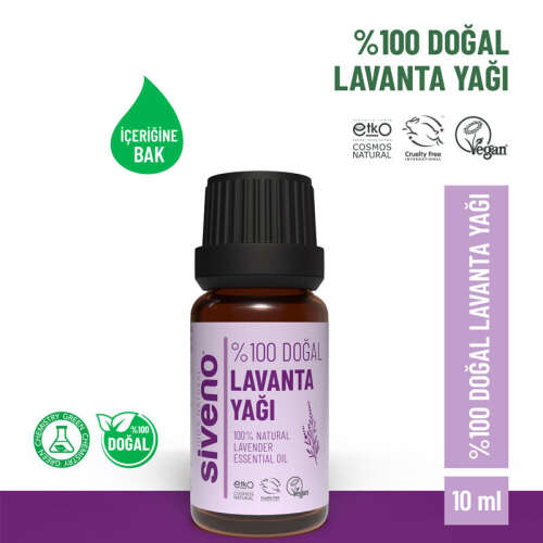 Siveno Doğal Lavanta Uçucu Yağı 10 ml - 4