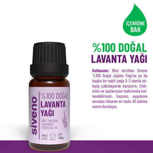 Siveno Doğal Lavanta Uçucu Yağı 10 ml - 2