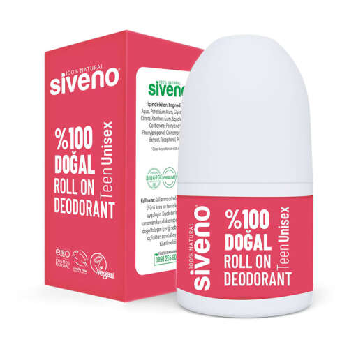 Siveno Doğal Roll-On Teen Unisex 50 ml - Siveno