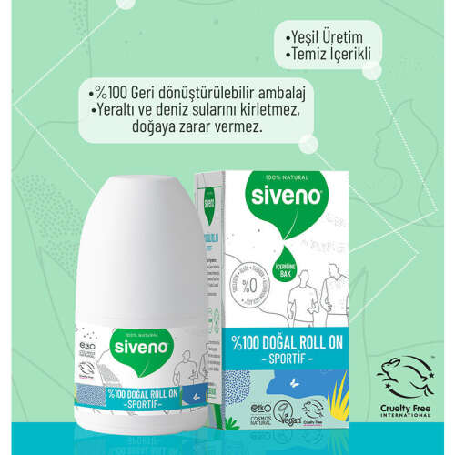 Siveno Doğal Sportive Roll-On 50 ml - 4