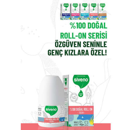 Siveno Doğal Teen Pink Roll-On 50 ml - Siveno