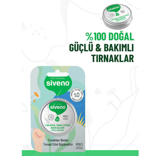 Siveno Doğal Tırnak Çevresi Doğal Bakım Balsamı 15 ml - 5