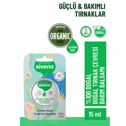 Siveno Doğal Tırnak Çevresi Doğal Bakım Balsamı 15 ml - 3