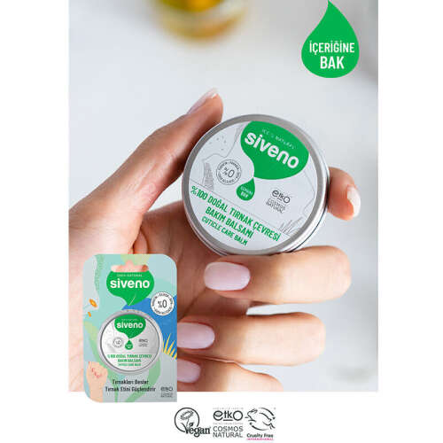 Siveno Doğal Tırnak Çevresi Doğal Bakım Balsamı 15 ml - 6