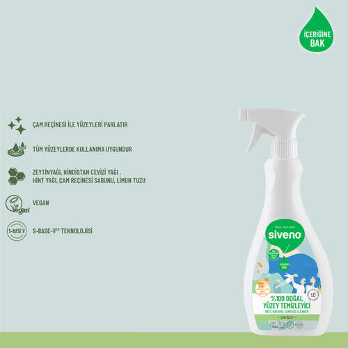 Siveno Doğal Yüzey Temizleyici 500 ml - 5