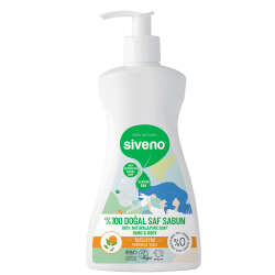 Siveno El ve Vücut İçin Portakal Yağlı Doğal Sıvı Sabun 300 ml - 1