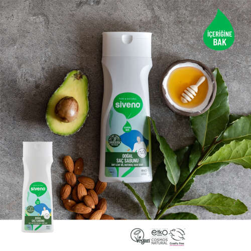 Siveno Erkekler İçin Defne Yağlı Doğal Saç Sabunu 300 ml - 3