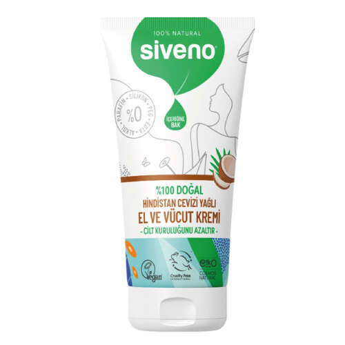 Siveno Hindistan Cevizi Yağlı El ve Vücut Kremi 50 ml - 1