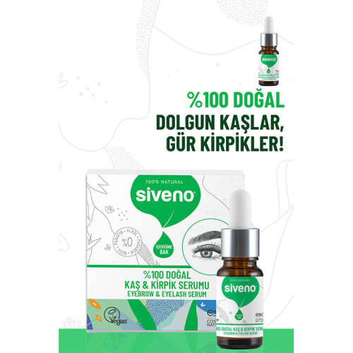Siveno Kaş ve Kirpik Güçlendirici Doğal Serum 10 ml - 5
