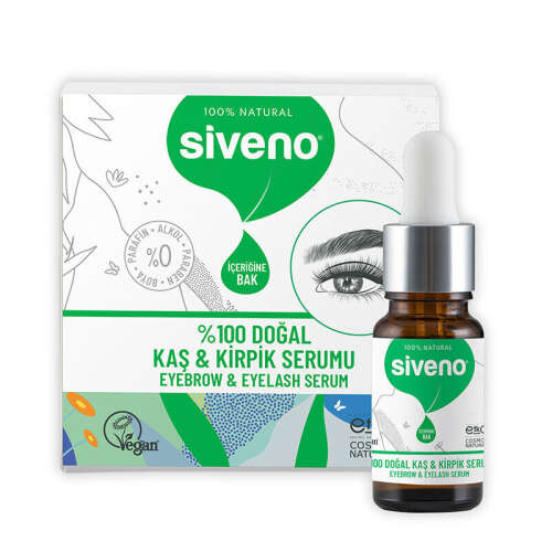 Siveno Kaş ve Kirpik Güçlendirici Doğal Serum 10 ml - 2