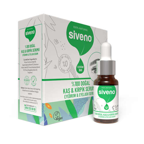 Siveno Kaş ve Kirpik Güçlendirici Doğal Serum 10 ml - Siveno
