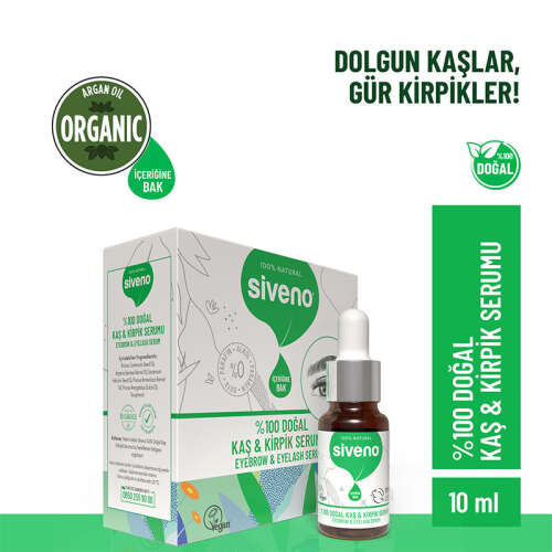 Siveno Kaş ve Kirpik Güçlendirici Doğal Serum 10 ml - 2