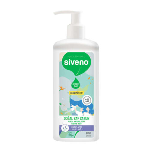 Siveno Lavanta Yağlı Doğal Sıvı Sabun 1L - 1