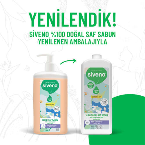 Siveno Lavanta Yağlı Doğal Sıvı Sabun 1L - 4