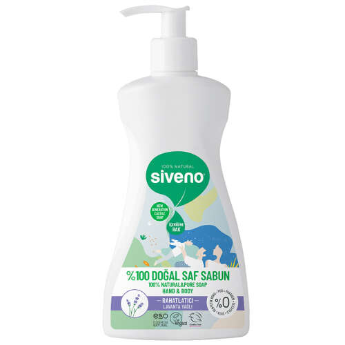 Siveno Lavanta Yağlı Doğal Sıvı Sabun 300 ml - Siveno