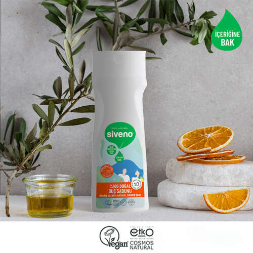 Siveno Portakal Yağlı Doğal Duş Sabunu 300 ml - 4