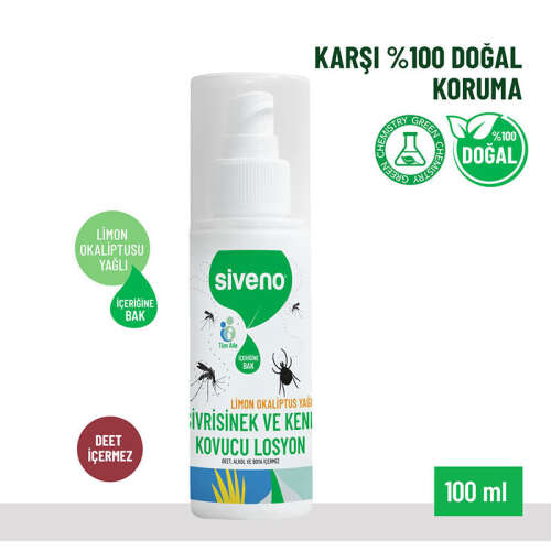 Siveno Sivrisinek ve Kene Kovucu Sprey Losyon 100 ml - 2