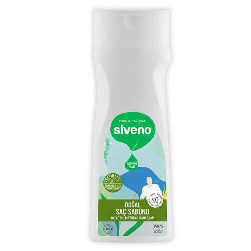 Siveno Zeytinyağlı Doğal Saç Sabunu Erkekler için 300 ml - 2
